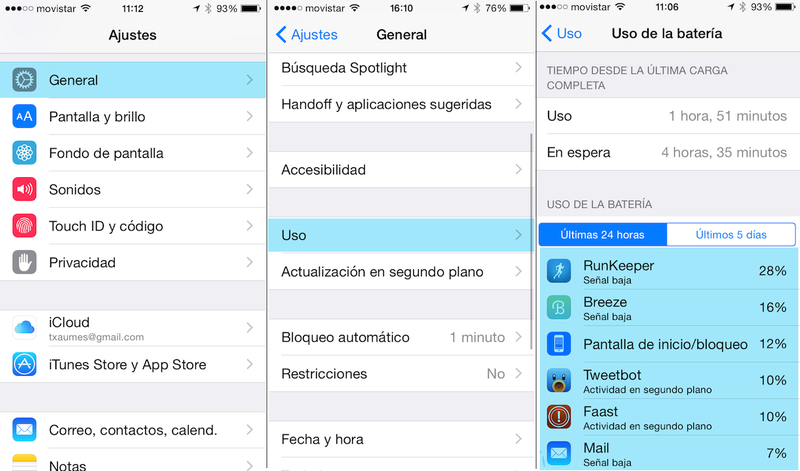 Illustration for article titled 10 consejos para evitar que iOS 8 se coma tu batería